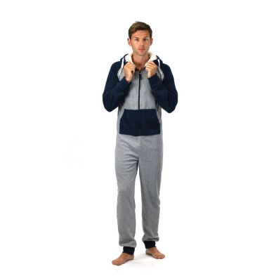 See more information about the Mens Plain Onesie With Hood Micro Fleece